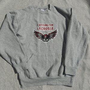 NWOT Badger Sport  Farmington Lacrosse Gray Hoodie Sz M